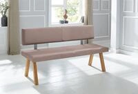 OTTO home Bank Mobilar Rio, mit R&uuml;ckenlehne und aus Massivholz