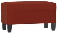 vidaXL Sitzbank Sitzbank Weinrot 70x35x41 cm Kunstleder