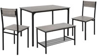ML-DESIGN Essgruppe Tischgruppe f&uuml;r K&uuml;che & Esszimmer moderne Esstischgruppe