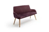 HARPER Sitzbank Sitzbank HARPER MERIDA BHT 157x90x60 cm rot Holzbank Gartenbank
