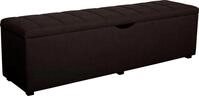 Home affaire Hockerbank Checked, mit Stauraum, Breite 120 cm und 160 cm, als Bettbank