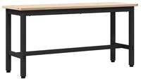 vidaXL Essbank Esstischbank Natur 100 x 32,5 x 49 cm Massives Kiefernholz (1-St)