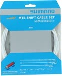 Shimano Schaltzug SHIMANO Schaltzug-Set MTB XTR polymerbeschichtet - 3300 mm, Wei&szlig;