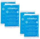 relaxdays K&uuml;hlpad 8x K&uuml;hlpads rechteckig blau