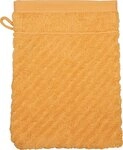 ROSS Waschhandschuh Smart, (6-St), Uni-Rippe mit Velourslabel