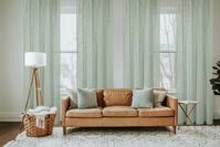 Home Basics Vorhang SOFTY 2er Pack (2 St), Multifunktionsband, halbtransparent, 2er