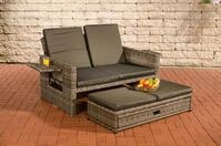 CLP Gartenlounge-Set Ancona 5mm, mit verstellbarer R&uuml;ckenlehne