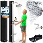 KESSER Solardusche, Solardusche 40- 60 Liter Solar Gartendusche warmes Wasser