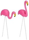 relaxdays Gartenfigur 4 x Flamingo Figur