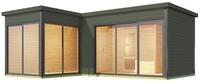 Nordic Holz Gartenhaus DOMEO 11, BxT: 620x520 cm