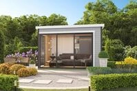 LASITA MAJA Gartenhaus Lasita Maja Gartenhaus Austin, Modell 5, 44 mm, 380 x...