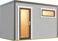 LASITA MAJA Gartenhaus SARDINIA, BxT: 350x250 cm, (Set, inkl. Fussbodenbretter zum