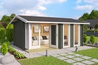 LASITA MAJA Gartenhaus Lasita Maja Gartenhaus Hampshire, 44 mm, 480 x 376 x 239 cm,