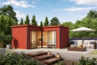 Nordic Holz Gartenhaus DOMEO 6, BxT: 500x509,3 cm, (Set), in verschiedenen Farben