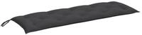 vidaXL Sitzauflage Gartenbank-Auflage Melange Anthrazit 150x50x7 cm Stoff, (1...