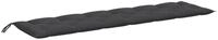 vidaXL Sitzauflage Gartenbank-Auflage Melange Anthrazit 200x50x7 cm Stoff, (1...