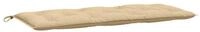 vidaXL Sitzauflage Gartenbank-Auflage Melange Beige 120x50x7 cm Stoff, (1 St)
