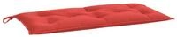 vidaXL Bankauflage, Gartenbank-Auflage Rot 100x50x7 cm Oxford-Gewebe