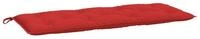 vidaXL Bankauflage, Gartenbank-Auflage Rot 120x50x7 cm Oxford-Gewebe