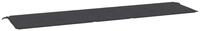 vidaXL Sitzauflage Gartenbank-Auflage Schwarz 200x50x4 cm Oxford-Gewebe, (1 St)