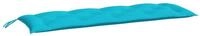 vidaXL Bankauflage, Gartenbank-Auflage T&uuml;rkis 150x50x7 cm Oxford-Gewebe