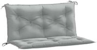 vidaXL Sitzauflage Gartenbank-Auflagen 2 Stk. Melange Hellgrau 100x50x7 cm...