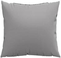 vidaXL Sitzauflage Sofakissen 4 Stk. Grau 60x60 cm Stoff, (4 St)