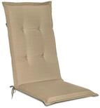 Beautissu Hochlehnerauflage Gartenstuhlauflage Loft HL Natur, 120x50x6cm, Polster