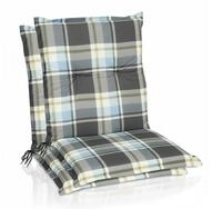 Beautissu Sitzauflage 2er Set Sunny BK Niedriglehner Auflagen 100x50 cm in Blau