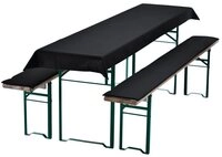 NYVI Hussen-Set Bierbankauflagen Set NYVIGala 3tlg Auflagenset, Tischdecke &