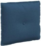 vidaXL R&uuml;ckenkissen R&uuml;ckenkissen Blau 50 x 19 x 45 cm Stoff, 1-tlg.