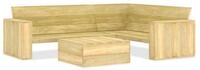 vidaXL Gartenlounge-Set, 2-tlg. Garten-Lounge-Set Kiefernholz Impr&auml;gniert