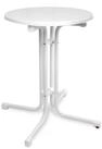 Beautissu Bistrotisch Bistrotisch Bistroni &Oslash;60xH70cm Wei&szlig;, Campingtisch Partytisch