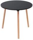 PAPERFLOW Schreibtisch Bistrotisch Palomba TRPR80.23.01 rund 80cm buche/schwarz