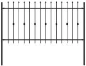 vidaXL Gartenzaun Spie&szlig;zaun ASTEN 200 x 150 cm Pulverbeschichteter Stahl...