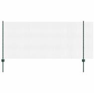 vidaXL Gartenzaun Schwei&szlig;drahtzaun mit Pfosten 10 x 1 m (B x H), (1-St)