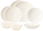 Geschirr-Set SELTMANN WEIDEN "Einsteiger-Set Savona Fine Diamond 8er Set creme",