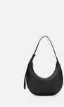 Liebeskind Berlin Schultertasche Hobo, Kleine Hobo-Bag aus nat&uuml;rlich genarbtem Leder