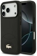 Lacoste Handyh&uuml;lle Bliss MagSafe H&uuml;lle iPhone 17 Pro Kunstleder Schwarz Logo...