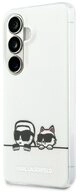 KARL LAGERFELD Handyh&uuml;lle Galaxy S26 wei&szlig; MagSafe Katze Karl Seiten transparent 6,3