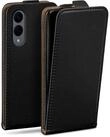 moex Handyh&uuml;lle f&uuml;r Samsung Galaxy S25 Edge H&uuml;lle Klappbar Flip Case Schwarz...