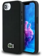 Lacoste Handyh&uuml;lle iPhone 16e Petit Piquet schwarz MagSafe Logo Krokodil 6,1...