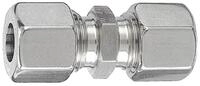 RIEGLER Verteiler Riegler Gerade Verschraubung, Rohr-Au&szlig;en-&Atilde;&tilde; 18mm, Edelstahl