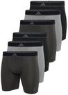 adidas Sportswear Boxer Herren Boxershort 6er Pack Polyester (Packung, 6er Pack)