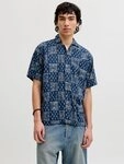 Jack & Jones Kurzarmhemd JPRBLULYON PRINT DOBBY S/S SHIRT SN