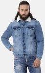 Cipo & Baxx Outdoorjacke Jacke mit Kunstpelz-Kragen