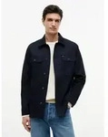 Tommy Hilfiger Hemdjacke COTTON BLEND SHIRT JACKET aus Baumwoll-Mix, Regular...