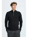 Casual Friday Troyer CFHeine Stylischer Troyer Pullover blau 3XL