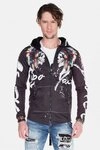 Cipo & Baxx Sweatjacke Sweatshirts (1-tlg) mit indigenem Allover-Print, CL-263