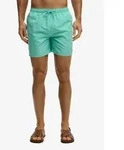 Superdry Badeshorts ESSENTIAL 16 SWIM SHORT Kunstfaser, relaxed fit gr&uuml;n S